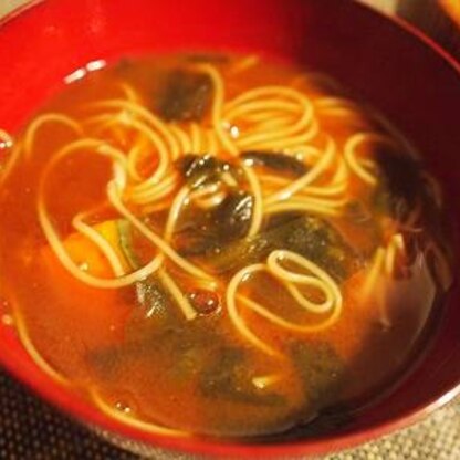 素麺をゆでて、メグさんのレシピを作ったよ♪今手中に溜めレポ出し切れるかドキドキ　脂肪とレポを溜め込み中！